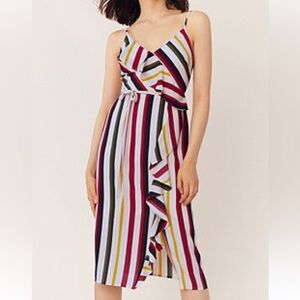 Oasis Ruffle Front Dress - BNWT!